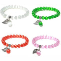 Stretch Cat's Eye Stone Beads Pendant Bracelets Crystal Jewelry Gifts Lucky Healing Stone Bracelet