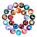 Glass Strong Magnetic Round Cartoon Customized Color Refrigerator Magnet Fridge Stickers for Kitchen Use MegaBDM