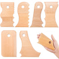 Tailai Wooden Frame Knife Pottery Trimming Tool Clay Sculpture Carving Knife DIY Clay Tools for Art Supplies
