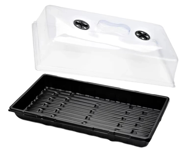 Heavy Duty Plastic Rectangle Seed Sprouter Tray 1020 Flat Hydroponic Trays for Microgreens