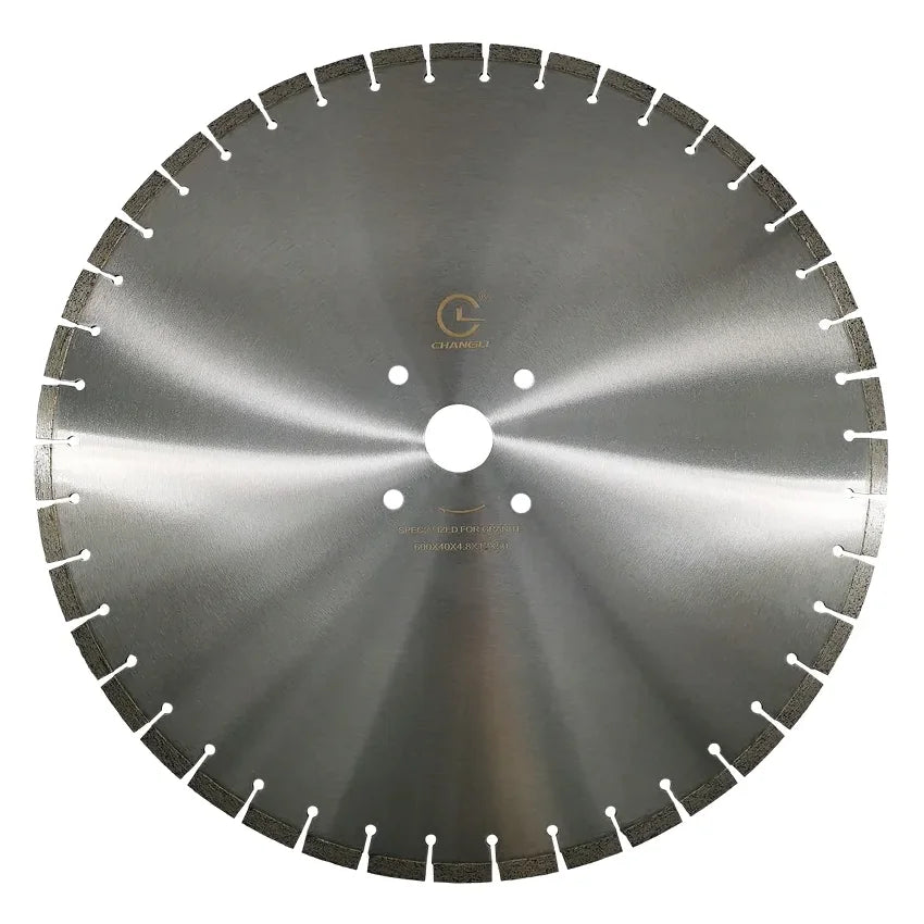 Industrial 600mm Diamond Segmented Circular Core Saw Blades for Cutting Granite Stone OEM