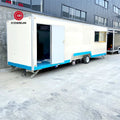 Mobile Food Truck Large White Food Trailer Display Racks Food Catering Trailer Tent Lunch Foodtrucks Mobile Kitchen