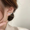 French Vintage Style Pearl Studs Simple Design Fashion Drop Earrings Wholesale
