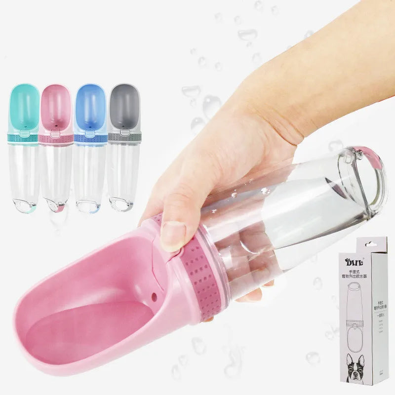Wholesale 350ml Outside Portable Dog Water Bottle with Filter