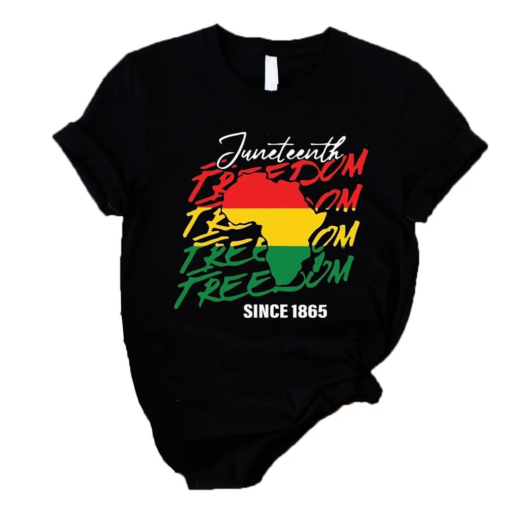 Yunshang Wholesale Custom Juneteenth Dtf Heat Transfer Vinyl Printing Stickers Juneteenth Dtf Transfers for T-shirt