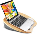Portable Office Study Table Bamboo Laptop Stand Tray Bed Sofa Desk Table Lap Desk with Cushion
