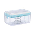 Luxury Durable Multi-Function Plastic Soap Box Hands-Free Foaming Soap Storage Drain with Rack