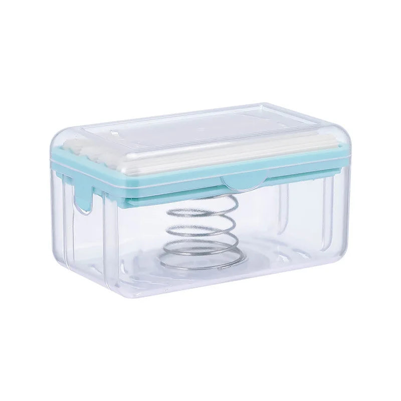 Luxury Durable Multi-Function Plastic Soap Box Hands-Free Foaming Soap Storage Drain with Rack
