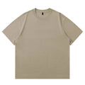 DUOLLB 270g Wholesale Custom Graphic T-shirt With logo Design Embossed Tee Printed T-shirt Men's Summer Embossed T-shirt