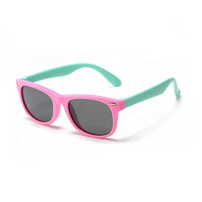 Wholesale Cheap Ready Stock Silicone UV400 Boys and Girls Shades Customized Classic Baby Sun Glasses Polarized Kids Sunglasses