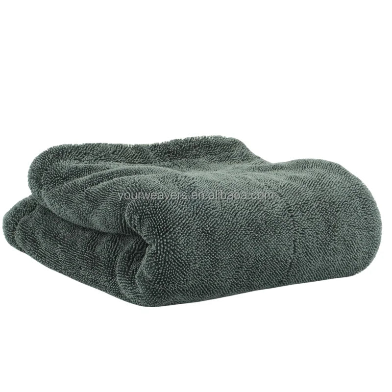 Microfiber Car Towels 1200gsm 60*90cm Toallas De Microfibra Car Wash Cleaning Twisted Loop Drying Towel  for Car Mikrofasertuch