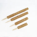 Moss Pole 2 Coco Coir Indoor Plant Grow up Support Poles Coconut Palm Stick 15.7 Inch Nursery Home Flower Pot Design Pack Type