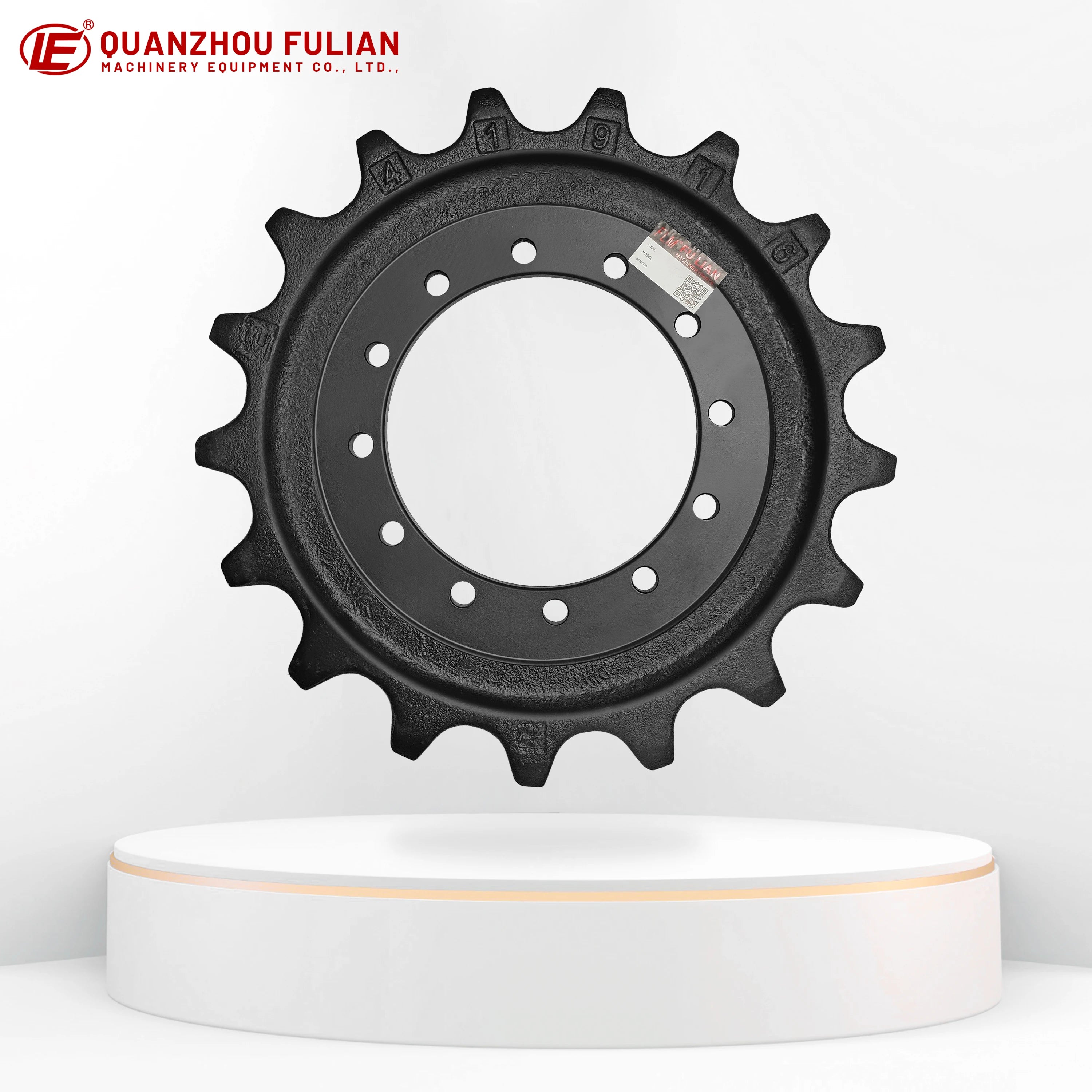 Fulian Construction Equipment Undercarriage 12 Holes Drive Sprocket Roller for Caterpillar CAT 279 289 299 Series Track Loader
