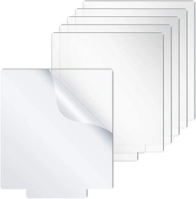 Acrylic Sheet Clear Cast for 3d LED Light Base 0.08 Inch/ 2 mm Thick Transparent Panel Blank Acrylic Board with Protective Film