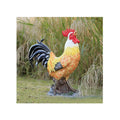 Large Life-Size Resin Rooster Sculpture Europe America Style Outdoor Home Garden Decoration Colorful Hand-painted Animal Art