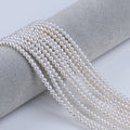 4-4.5mm  AAA Natural Freshwater Pearl White Chinese Akoya Round Pearl for Jewelry Making