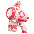 New Toys Kids Outdoor Play Soap Water Bubble Gun Machine Electric Blowing Automatic Bubble Gun Kids Small Bubble Gun Toy