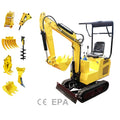 20210.8 1 1.2 1.5 1.6 1.7 1.8 2 2.5 2.6 3 3.5 4 5 6 Ton Mini Excavator for  Garden