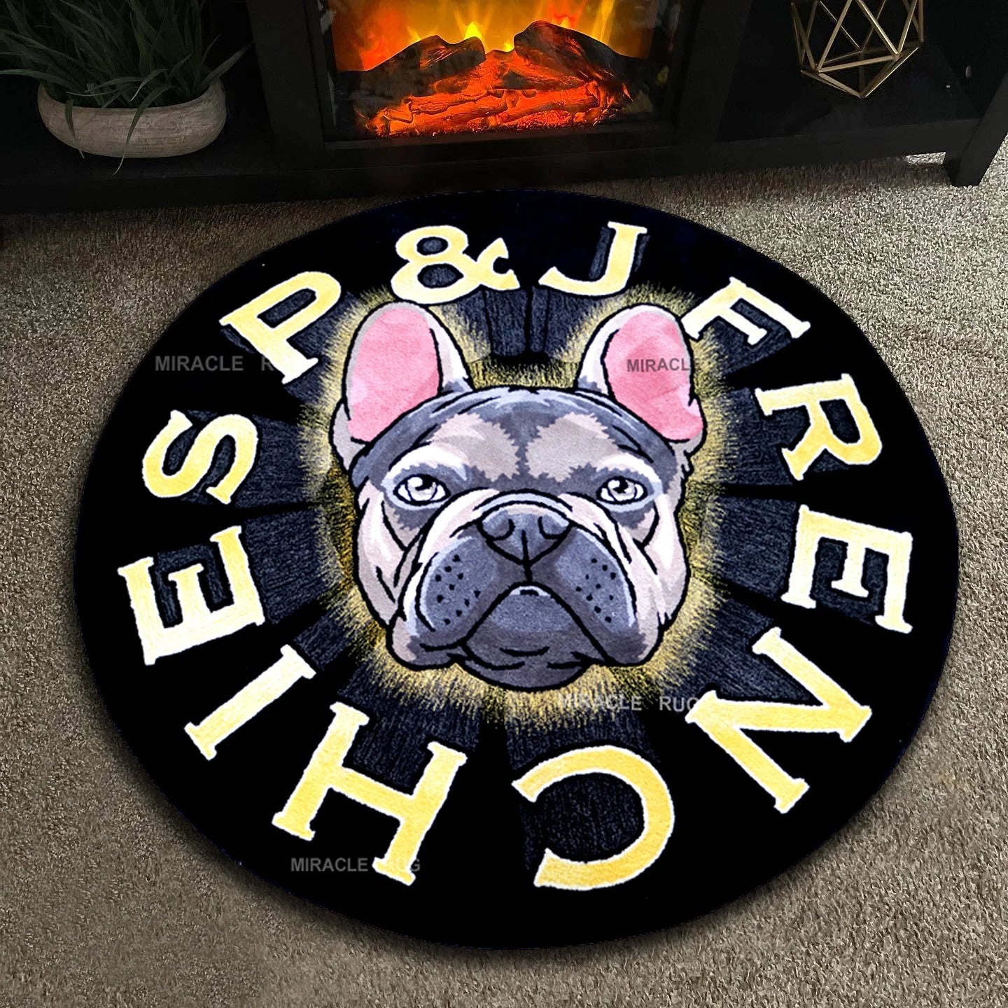 High Pile Round Rug Manufacturers Kids Play Living Room Large Designs Hand Tufting Carpet Area Anime Rugs Custom