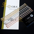 Pass Diamond Fine Jewelry Tennis Chain D Color VVS1 Clarity 2mm-6.5mm Ice Out Moissanite Tennis Bracelet 925 Silver Party Gift