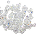 Wholesale 6*6*8mm AB Color Irregular Shape Transparent Stone Plastic Beads Without Hole for Nail Decoration