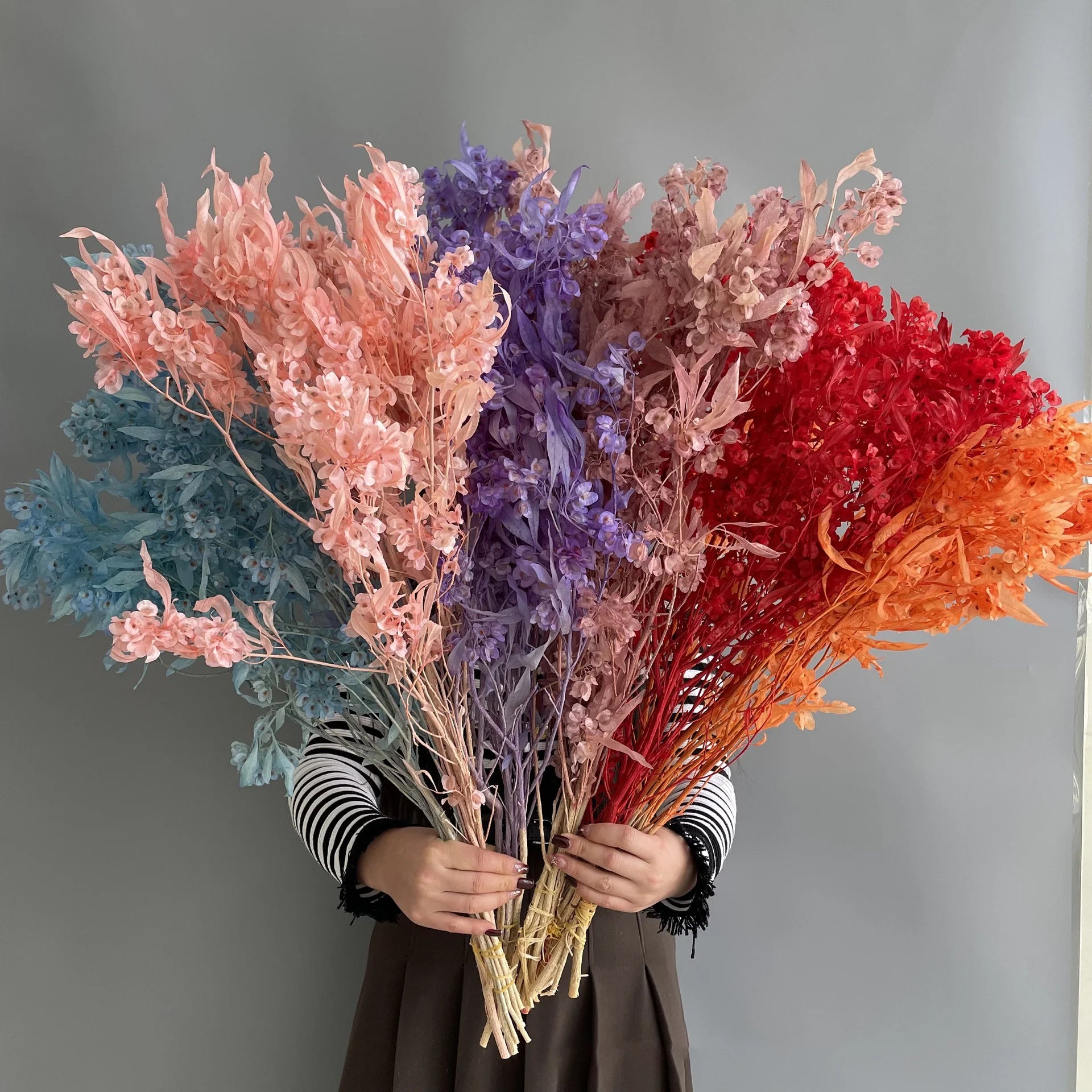 Yunnan Bestselling Dried Flowers Preserved Flower Dried butterfly Flowers Freesia Iris Japonica for Home Decor and Mother's Day