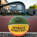 Custom Composite Leather Durable Butyl Bladder Basketball with Custom Colors & Sizes Football Training 28.5-29.5 Inches 620g