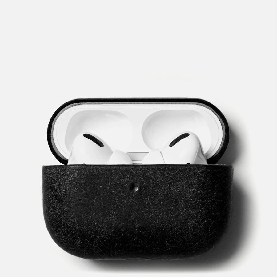 New Luxury Retro High Quality Leather Handmade Shock-Proof Rechargeable Wireless Earphone Case Airpods Pro New Year Office