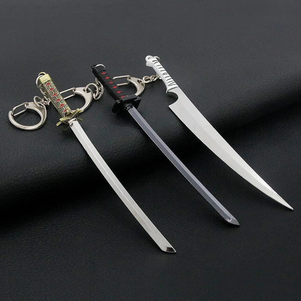12cm Anime Keychain Model Sword Keychain Thousand Year Blood Keyrring Gift