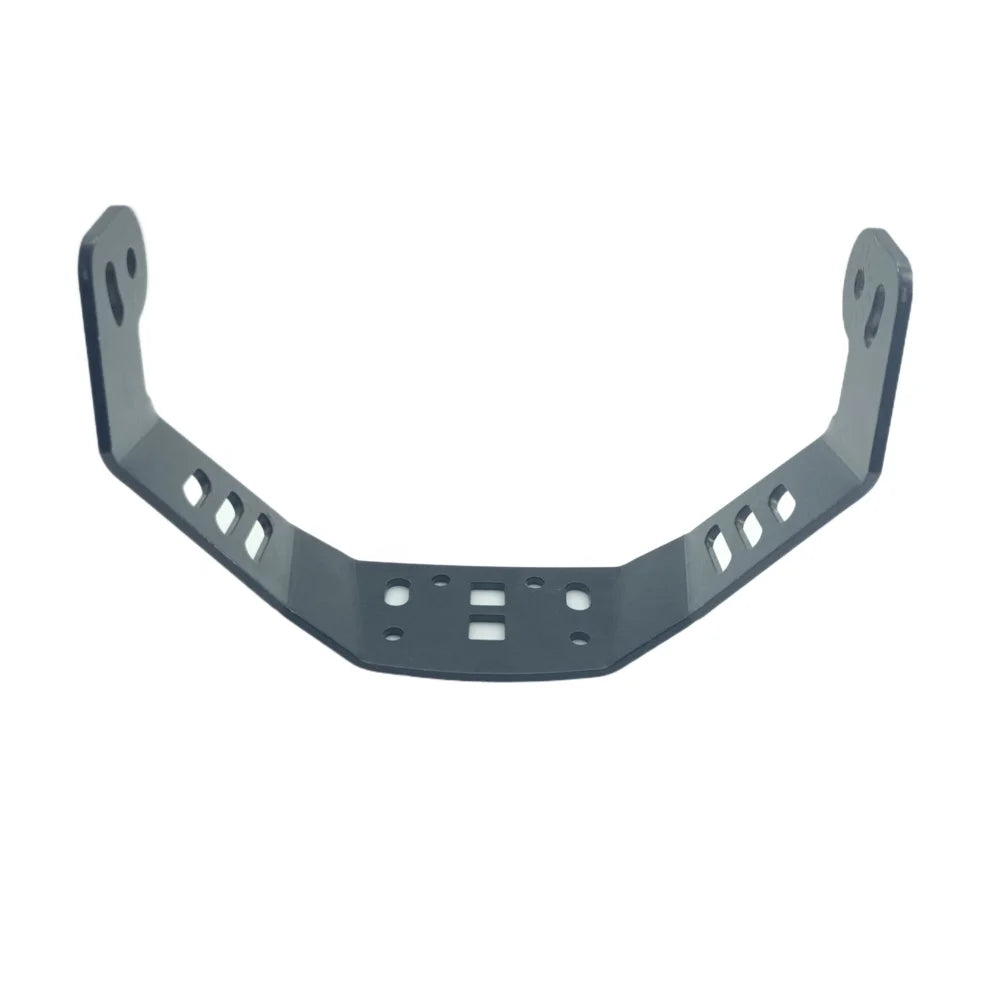 Custom Stamping Metal Fabrication Black Motorcycle Fork Brace Bracket Stabilizer 400T Pressed Sheet Metal Parts