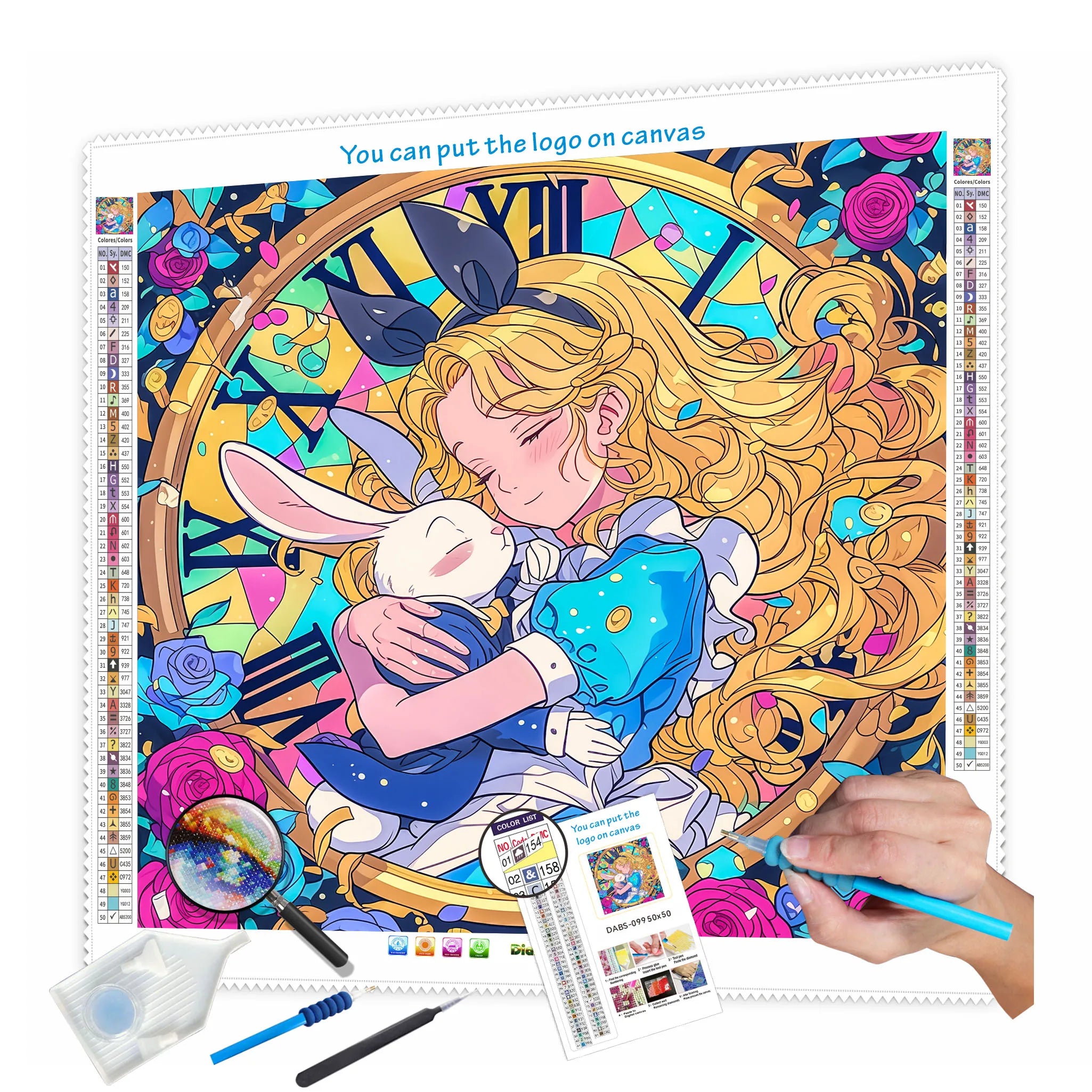 N-2568 Custom Home Decor Diamond Art Painting Kit Handmade 5D Diamond Painting Printed Portrait Canvas DIY 5D Diamond Painting