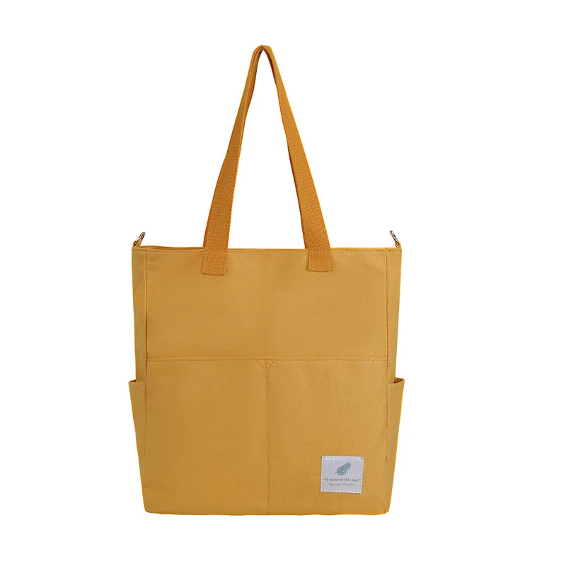 Fashion Hot-selling Ladies and Girls Out Shopping Single Shoulder Bag Fabric Canvas Hand Bag
