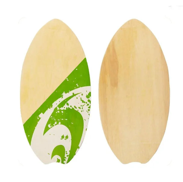 Best Price OEM Wake Stand Up Surf Shortboard Wooden Core Custom Design Wooden Skim Board