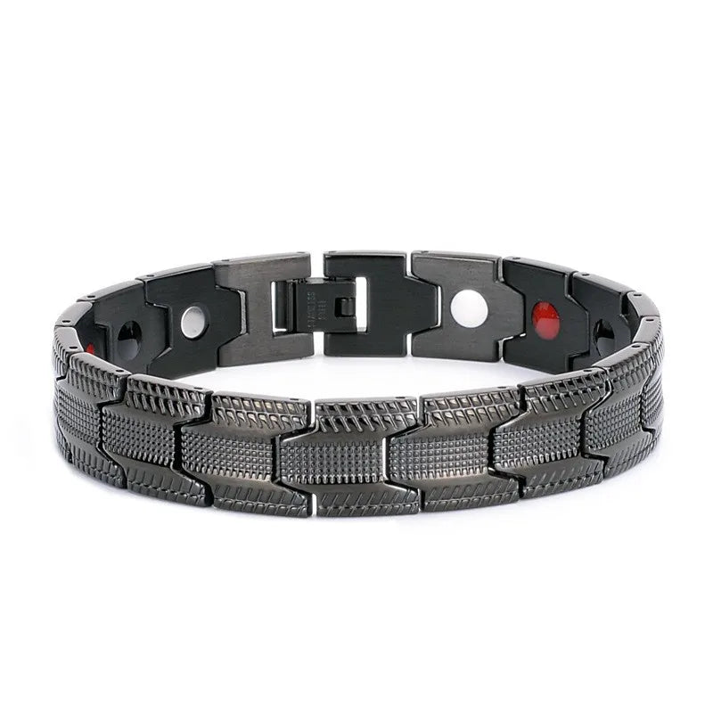 Unisex New Stainless Steel Magnet Wedding Jewelry Classic Ornaments Popular Fashion Charm Bracelets for Anniversary