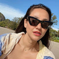 Kingvision New Retro UV400 Cat Eye Sunglasses Unisex Fashion Summer Beach with PC Frame Customizable Color