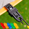 IRONDONKEY Outdoor Tents Clip Adjustable Plastic Heavy Duty Windproof Nylon Awning Clamp Grip Tarpaulin Clips Tent Accessories