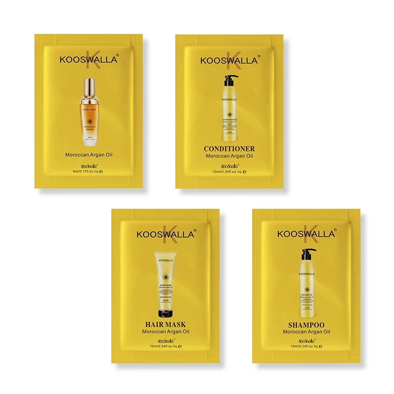 Private Label Looswalla Moroccan Argan Oil Hair Mask Sachet Highly Organic Cream Hair Care Moisturizing Smoothing Herbal