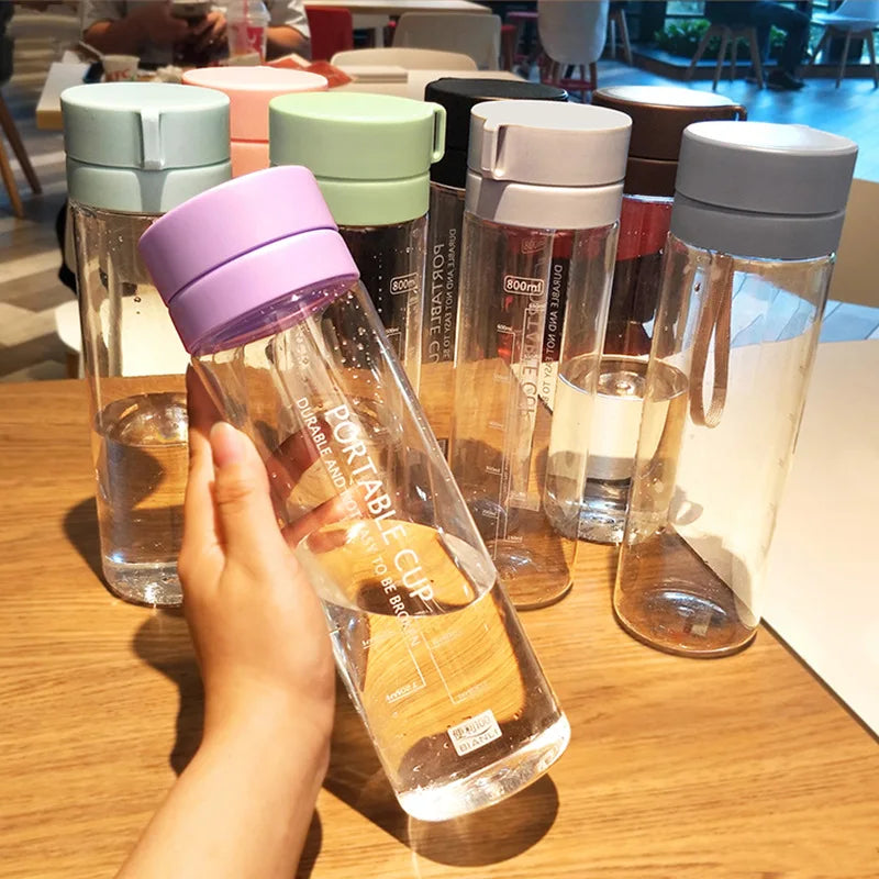 Wholesale Travel Outdoor Water Bottles Sports Plastic Best Selling Products 600ml Custom Clear Frosted Plastic Water Bottle