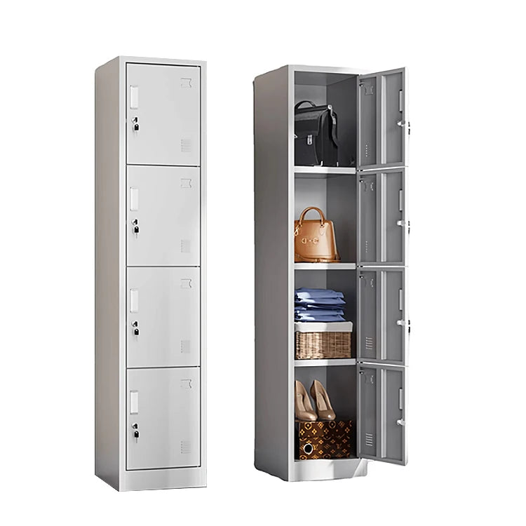 Students Dormitory Metal Storage Locker Thickened Steel Plate Cabinet Changing Room Locker Staff Locker Simple steel locker