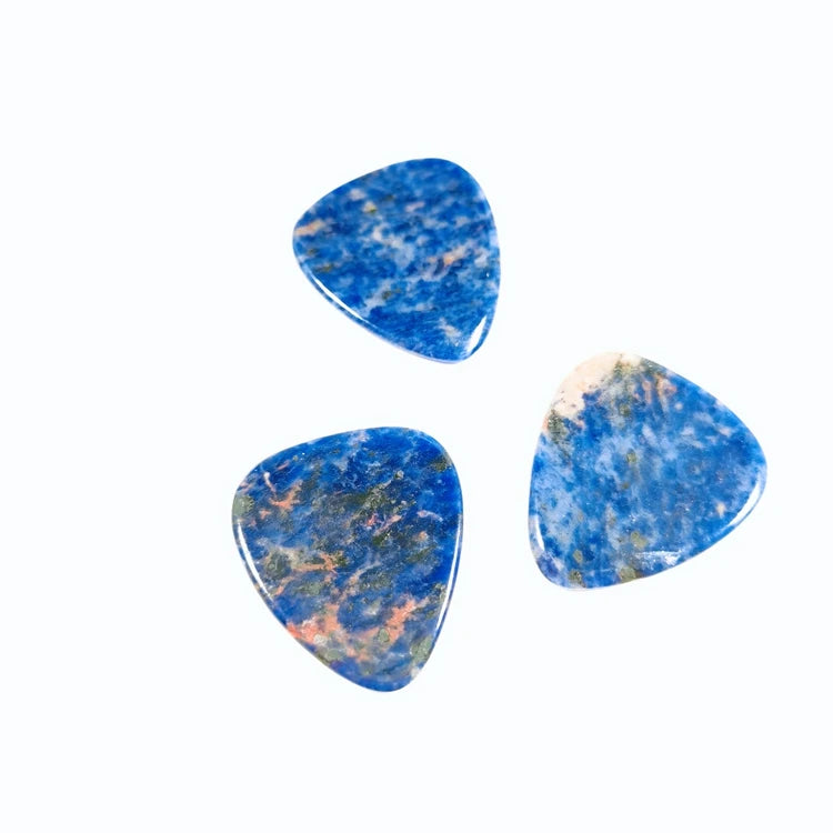 Hongzhuo Hot Stamped Custom Logo Sodalite Guitar Accessories Picks Holder