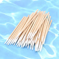 100pcs 7mm Ultra-small Wood Cotton Swab Lint Free Micro Brushes Women Make up Tool Eyelash Extension Glue Removing Tools