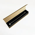 Custom Logo Luxury Golden Magnetic Jewelry Box High-End Rigid Boxes for Bracelet Necklace Embossed Printing for Gift Packaging