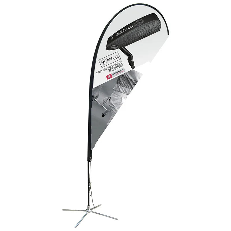 ADMAX Outdoor Advertising Promotion Bali Bow Sail Flying Banner Personalized Feather Flag Teardrop Flag Beach Flag Pole