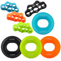 Finger Hand Strength Wrist Forearm Grip Trainer Finger Resistance Bands Silicone Hand Grip