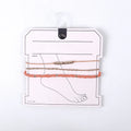 Fashion Hit Bohemian Three-layer Style Multi-layer Resin Rice Beaded Anklet Jewelry Gift Thin Charm Gold Anklet for Women