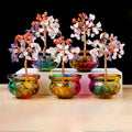 Wholesale Handmade Quartz Crystal Chips Natural Healing Stone Tree for Decoration Polished Technique