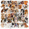 50Pcs Cartoon Pet Dog Corgi Pug Cute Decorative Sticker for Bottle Wall Laptop Car Waterproof PVC Dog Decor Stickers