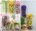 H05205 High Quality Hanging Flower Wedding Artificial Wisteria Hanging Flower Vines