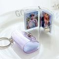 New Popular 16 Photos Personalized Insert Mini Keychain Photo Album Mini Photo Album Keychain