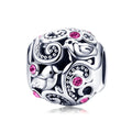Wholesale 925 Sterling Silver Love Messenger Love Bird Beads Fit Women Charm Bracelets & Necklaces Jewelry Accessories SCC1014
